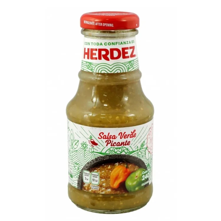 Πράσινη Καυτερή Σάλτσα με Τοματίγιο - Salsa Verde Picante 240g HERDEZ